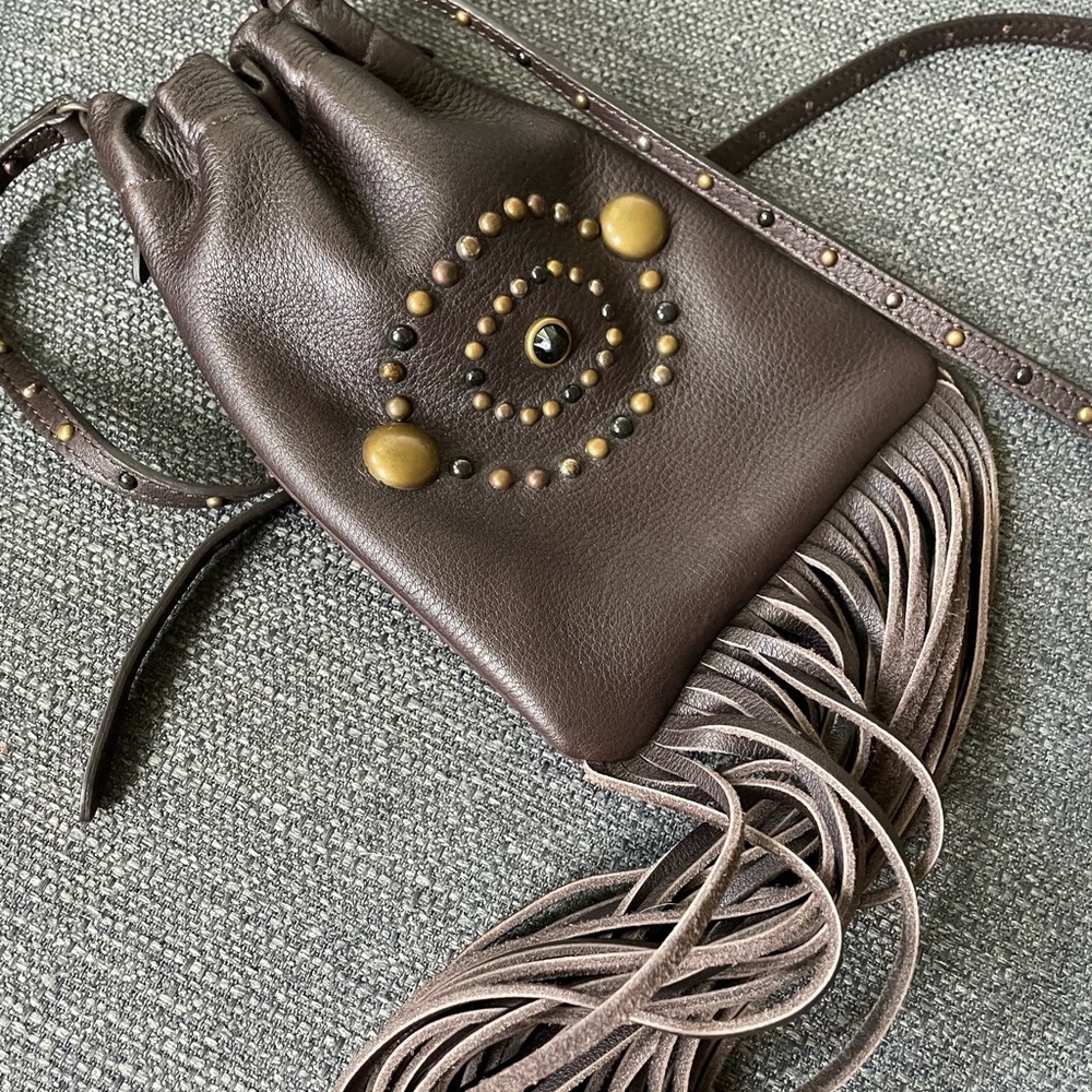 Ralph Lauren fringe cross body bag